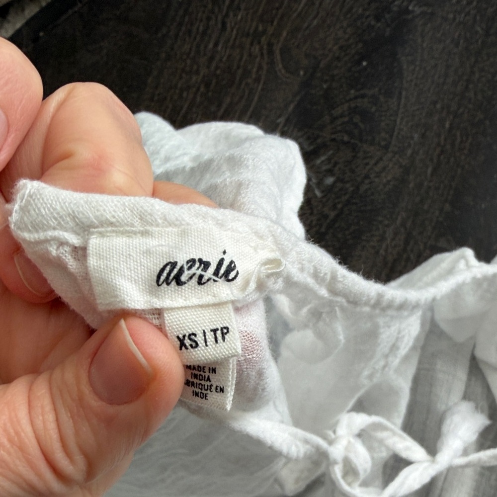 Aerie White Swim Coverup - Picture 3 of 3